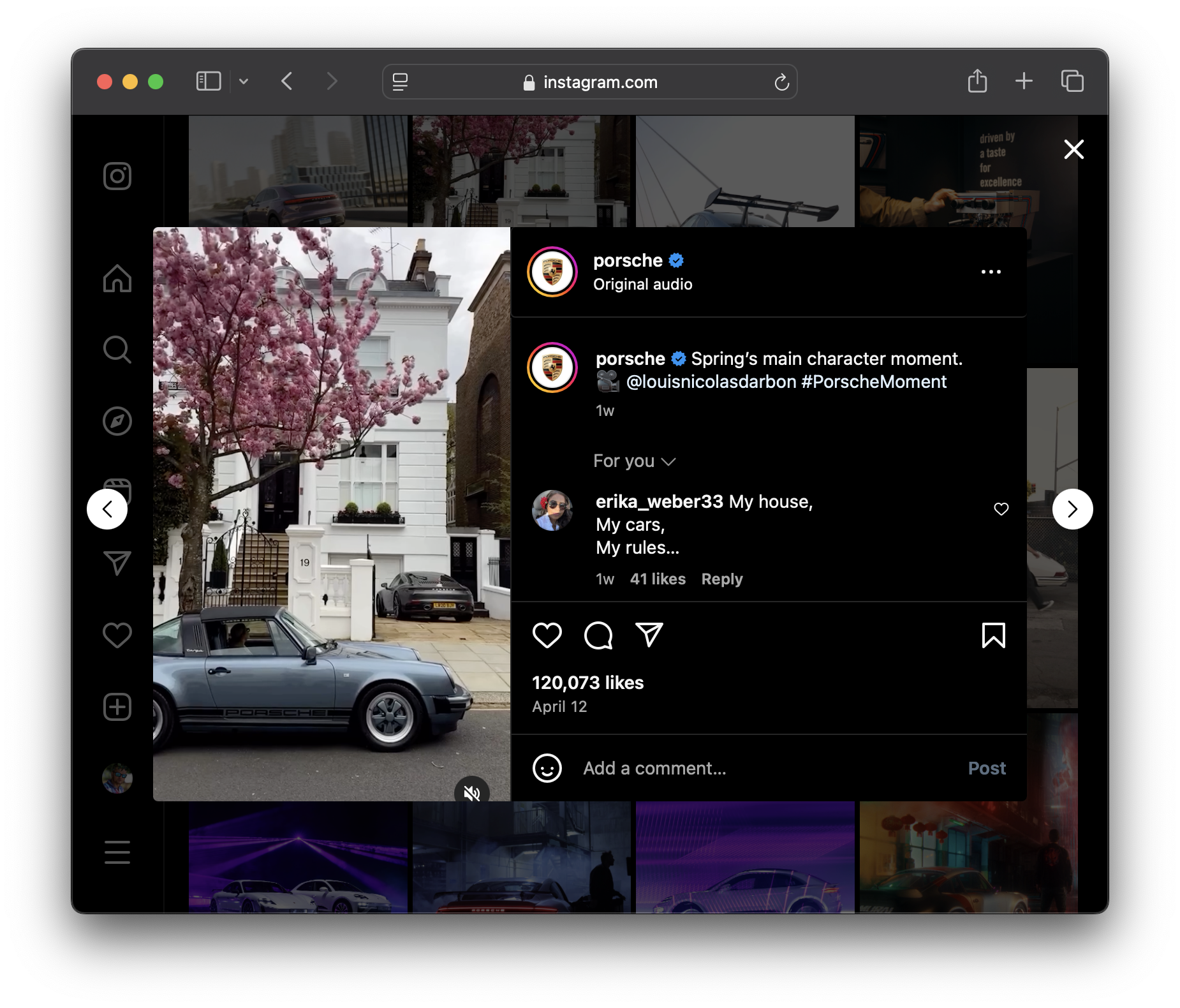 Instagram Reel example